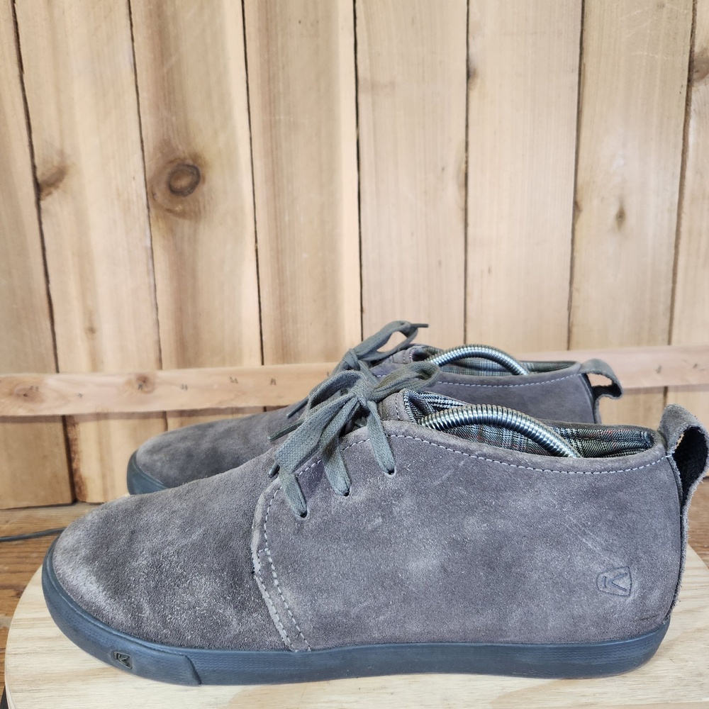 Keen Santa Cruz Chukka Shoes Mens 12 Gray Suede Casual Lace Up Walking Sneakers